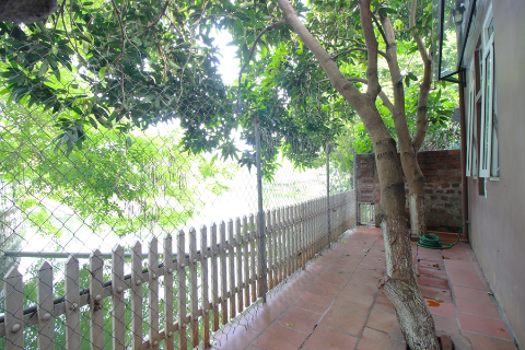 Lake view 2 bedroom house with front and back yard for rent in Tay Ho