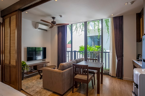 Well designed one bedroom apartment to rent near Old Quarter, Hanoi