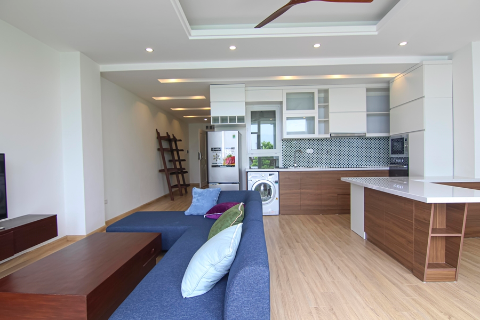 Lake view and charming 2 bedroom apartment for rent on Quang An street, Tay Ho