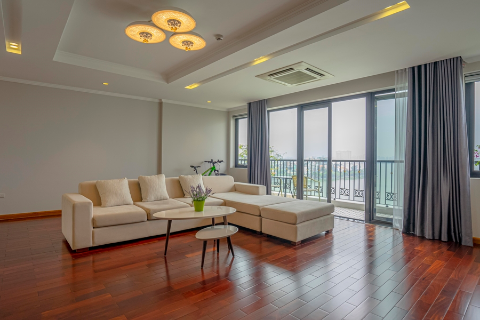 Good quality and lake view 2 bedroom apartment for rent in Tay Ho, free gym