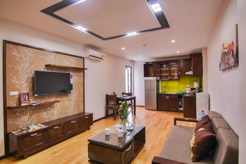 Beautiful apartment with one bedroom for rent in Ba Dinh, near Lotte Tower