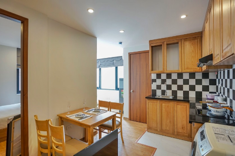 Japanese style apartment with 2 bedrooms for rent in Linh Lang, Ba Dinh