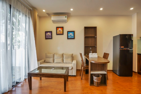 Beautiful 1 bedroom apartment with a huge balcony, Ba Dinh