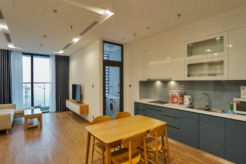 Cozy 2 bedroom apartment for rent in Vinhomes Metropolis, Hanoi.