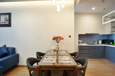 Two Bedroom Apartment with homely design  for rent in Vinhomes Metropolis, Hanoi