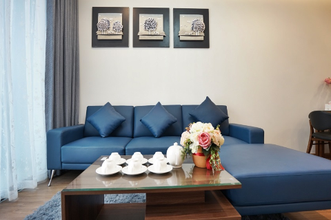 Two Bedroom Apartment with homely design  for rent in Vinhomes Metropolis, Hanoi