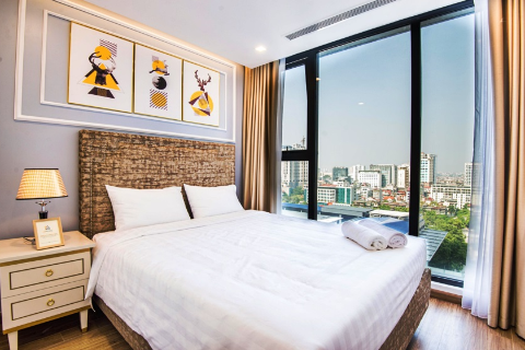 Modern 02 Bedroom Apartment for rent in Vinhomes Metropolis, Ba Dinh