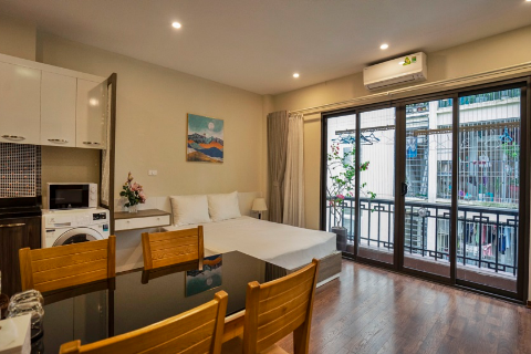 Beautiful 1 Bedroom Apartment For Lease in Ba Dinh, Hanoi