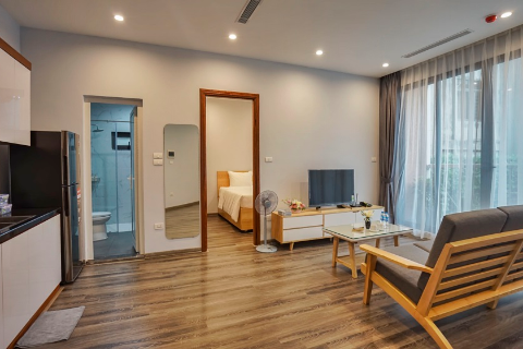 Bright 1  bedroom apartment with modern style for rent in Hoang Hoa Tham, Ba Dinh