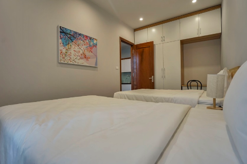 Bright 1  bedroom apartment with modern style for rent in Hoang Hoa Tham, Ba Dinh