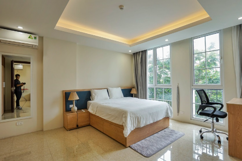 Bright 2 Bedroom Apartment For Rent in Giang Vo, Ba Dinh District.