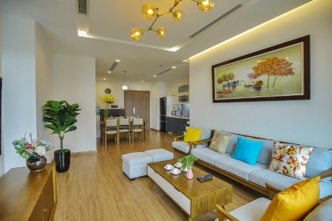 Bright 2 Bedroom Apartment For Lease in Vinhomes Metropolis, Hanoi