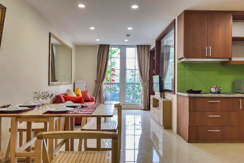 Modern style and lovely apartment for rent in Ba Dinh, Hanoi