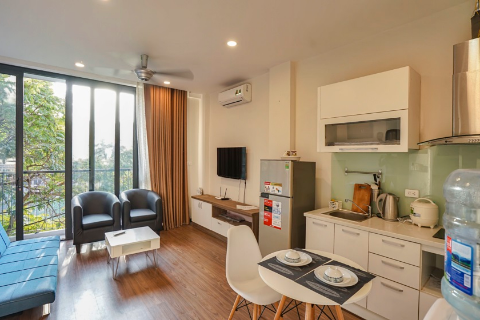 Studio with lots of sunlight for rent in Ba DInh, near Lotte Tower