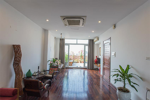 Beautiful 2 bedroom apartment with a large balcony for rent in Tay Ho center, Hanoi