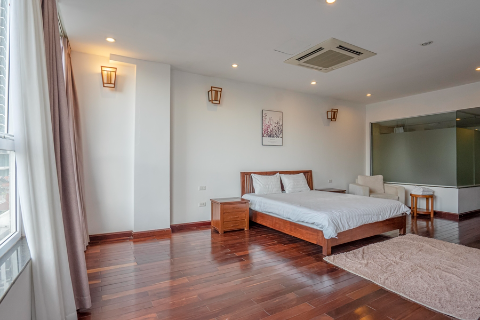 Charming 3 bedroom apartment for rent on Tay Ho street, nearby Somerset West Point Hanoi