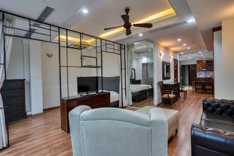 Beautiful Apartment with 2 bedrooms with lake view for rent in Truc Bach, Ba Dinh