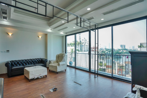 Cozy 2 bedroom apartment with lake view for rent in Truc Bach, Ba Dinh