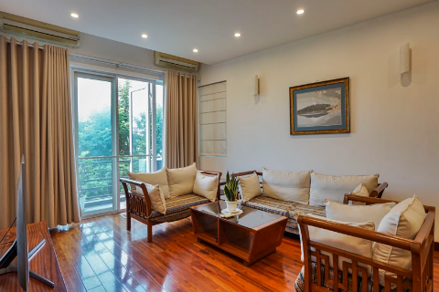 Lake view 02 bedroom apartment for rent in Truc Bach, Ba Dinh