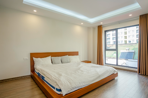 Bright 2 bedroom apartment for rent in Tay Ho, nearby D'. Le Roi Soleil