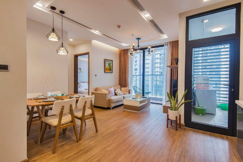 Beautiful 1 bedroom apartment for lease in Vinhomes Metropolis, Hanoi