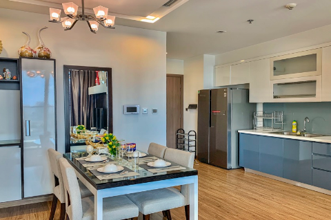 Cozy 2 bedroom apartment for lease in Metropolis, Ba Dinh