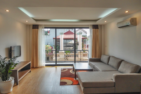 Nice apartment with huge balcony for rent Ba Dinh, Hanoi