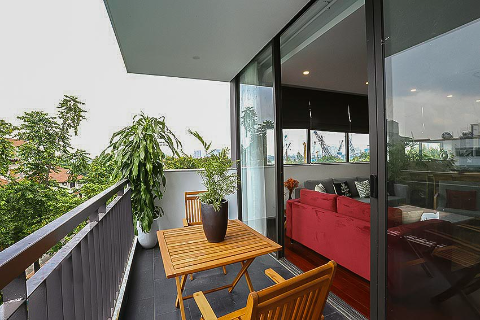 Modern & bright apartment with 4 bedrooms for rent in Tay Ho, Hanoi