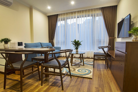Modern 1 bedroom apartment for rent in Tran Quoc Hoan, Cau Giay