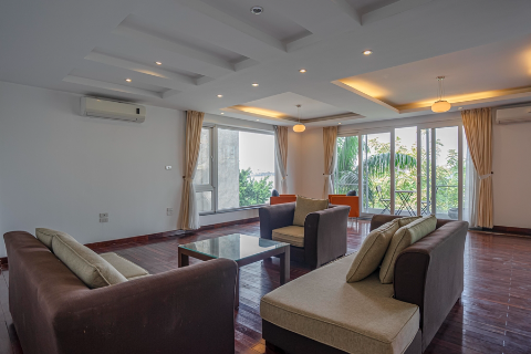 Lake view 03 bedroom apartment with huge balcony in Tay Ho, Hanoi