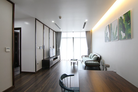 Lovely 02 bedroom apartment for rent in Sun Grand Ancora, 3 Luong Yen, Hanoi