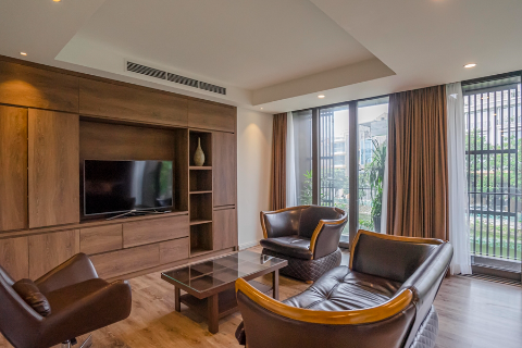 Lake view and modern two bedroom apartment for rent in Tay Ho, Hanoi