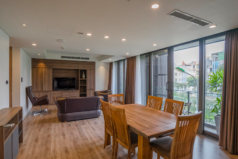 Lake view and modern two bedroom apartment for rent in Tay Ho, Hanoi