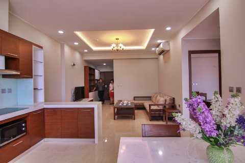 Bright apartment for lease at Trang An Complex, Cau Giay, Hanoi