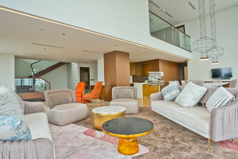 THE MOST Beautiful and Luxurious penthouse with 3 bedrooms for Lease, Tay Ho, Hanoi