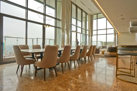 THE MOST Beautiful and Luxurious penthouse with 3 bedrooms for Lease, Tay Ho, Hanoi