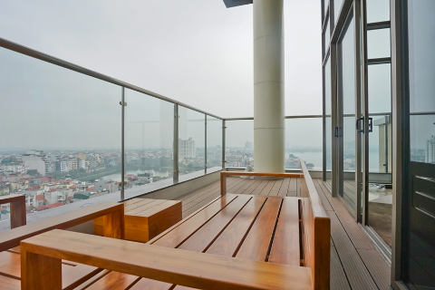 THE MOST Beautiful and Luxurious penthouse with 3 bedrooms for Lease, Tay Ho, Hanoi