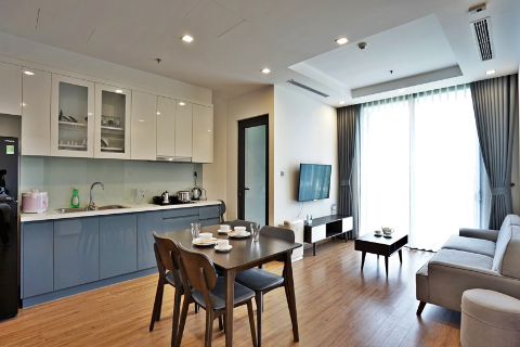 Beautiful 2 bedroom apartment  for rent in Vinhomes Green Bay, Hanoi