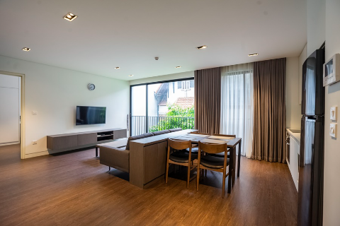 Modern and bright 2 bedroom apartment for rent on To Ngoc Van street, close to the lake