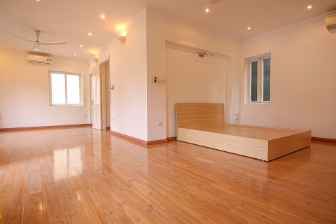 Bright and good quality house with 5 bedrooms for rent in Tay Ho, Hanoi.