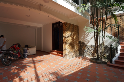 Swimming pool villa of 4 bedrooms with garden for rent on To Ngoc Van street, Tay Ho, Hanoi