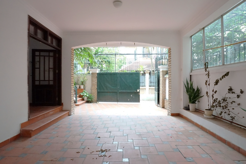 Swimming pool villa of 4 bedrooms with garden for rent on To Ngoc Van street, Tay Ho, Hanoi