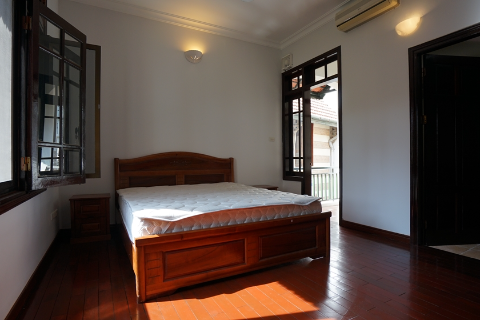 Swimming pool villa of 4 bedrooms with garden for rent on To Ngoc Van street, Tay Ho, Hanoi