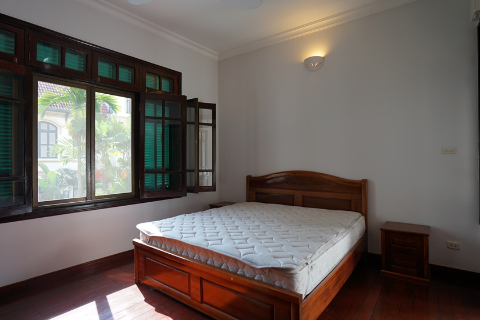 Swimming pool villa of 4 bedrooms with garden for rent on To Ngoc Van street, Tay Ho, Hanoi