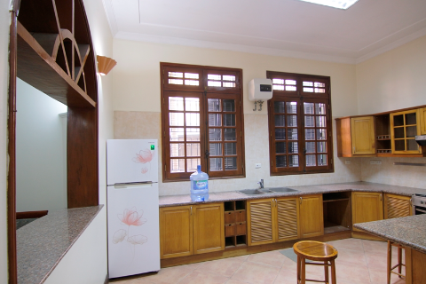 Nice gadern house for rent in To Ngoc Van, Tay Ho, reasonable price