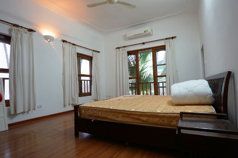 Spacious garden 4 bedroom house for rent on To Ngoc Van street, Tay Ho