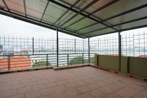 5 bedroom house with a big terrace overlooking the Westlake for rent on Dang Thai Mai street, Tay Ho