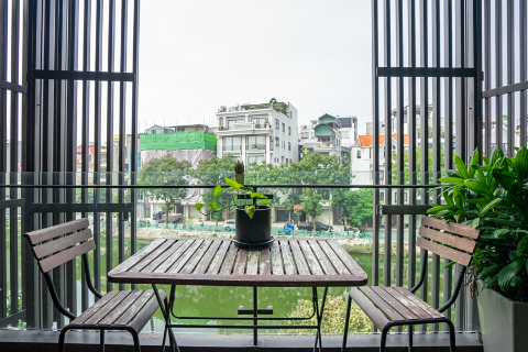 Modern aparment with 2 bedrooms and lake view for rent in Tay Ho, Hanoi