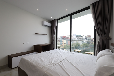 Brand new and lake view 1 bedroom apartment for rent in Tay Ho