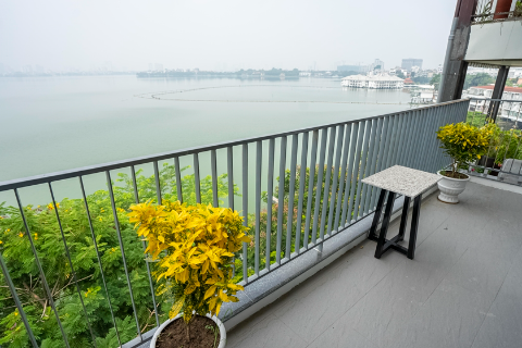 Brand new 2 bedroom apartment with lake view for rent in Yen Phu village, Tay Ho